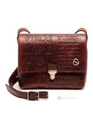 DIANAIKU Borsa a tracolla borsa a spalla donna vera pelle artigianale