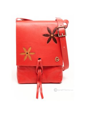 MARGH Borsa a tracolla borsa a spalla donna vera pelle artigianale