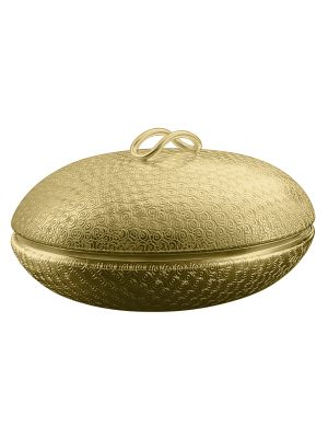 MARADI Centrotavola Ciotola Soprammobile Ottone Metalli Nobili Fatto a Mano Made in Italy