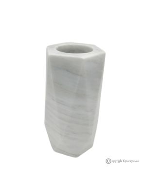 VASO in marmo, pietra naturale e autentica, lavorato artigianalmente, design moderno.
