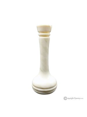 VASO in marmo Estremoz, pietra autentica di pregio, lavorato a mano, design moderno.