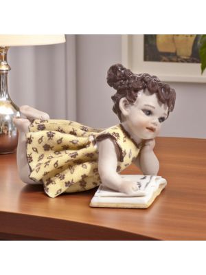 ADA - Capodimonte autentica bambola porcellana fatta e dipinta a mano da collezione.