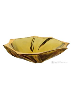 CADORO Ciotola, centrotavola design moderno vetro di qualità superiore dipinto a mano.