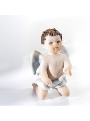 CHERUBINO MOMO Romantico Capodimonte angelo, lavorazione raffinata e unica.