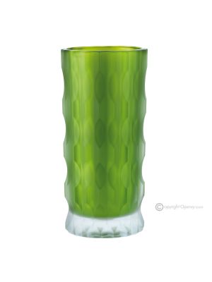 FANTASY Vaso per fiori cristallo dipinto a mano autentico moderno decorativo.