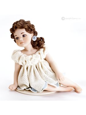 FIAMMETTA Bambola porcellana artistica Capodimonte, dolcezza e romanticismo.