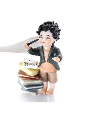 IGOR - Musicista, direttore d'orchestra in porcellana  diCapodimonte, fatto a mano in Italia.