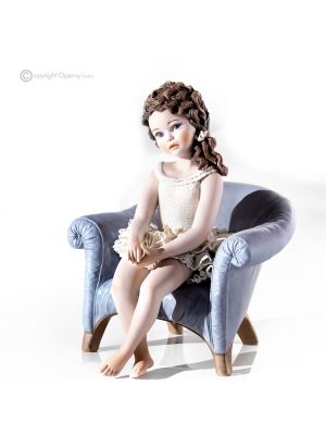 ILEANA - Statuetta Capodimonte, ballerina di porcellana, bellezza e grazia.