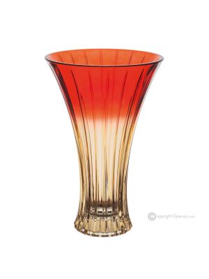 DOMINA Vaso dipinto a mano autentico moderno decorativo in vetro di qualità superiore.