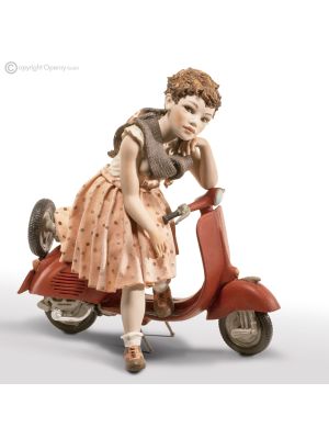 MARIU - Bambola fatta a mano, porcellana Capodimonte, arte preziosa.