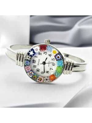 RIALTO OROLOGIO da polso con Murrine vetro di Murano fatto a mano autentico Made in Italy
