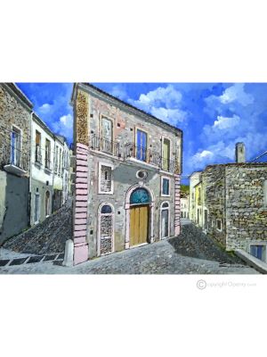 ORSARA Dipinto acrilico su tela moderno Made in Italy 