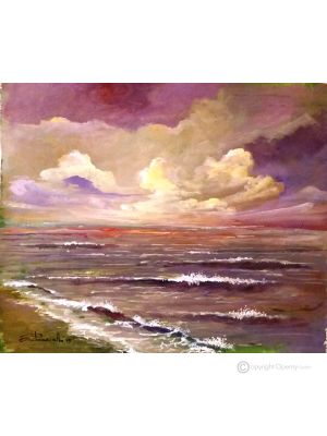 PERDERSI ALL'INFINITO Dipinto acrilico su tela moderno Made in Italy 