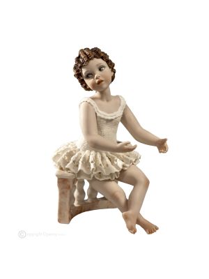 SABINE - Capodimonte, ballerina in porcellana, un pezzo unico da collezionare.