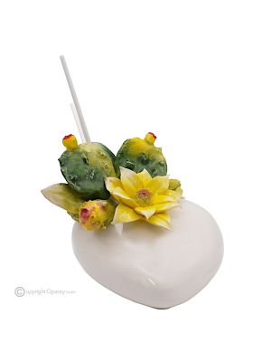 ENNA – Profumatore, diffusore per ambienti, ceramica di Capodimonte, fatto a mano