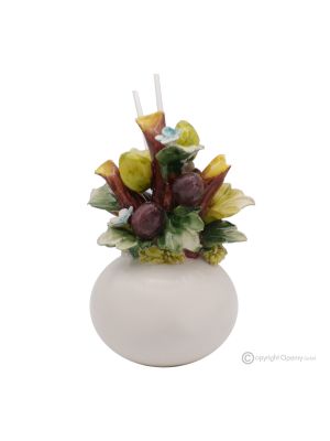 OLIVE – Profumatore, diffusore per ambienti, ceramica di Capodimonte, realizzato a mano