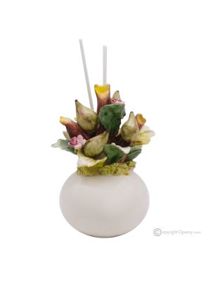 PERE – Profumatore, diffusore per ambienti, ceramica di Capodimonte, realizzato a mano