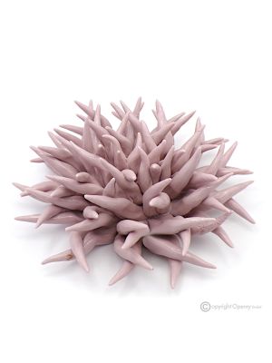 RICCIO GLICINE – Centrotavola decorazione per tavolo, ceramica di Capodimonte pregiata, fatta a mano