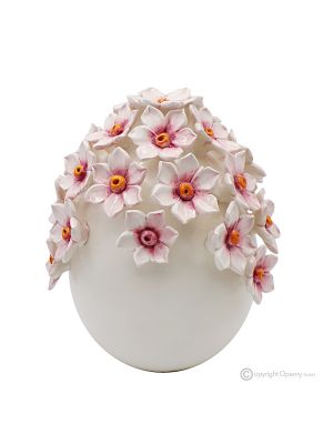 UOVO – Centrotavola decorazione per tavolo, ceramica di Capodimonte pregiata, fatto a mano