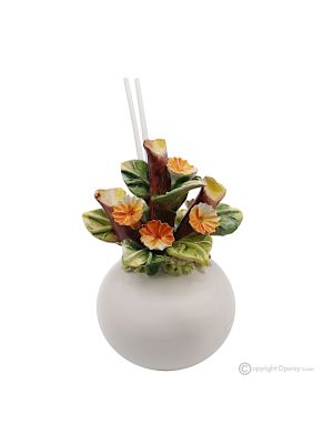 FIORELLINNI – Profumatore, diffusore per ambienti, ceramica di Capodimonte, fatto a mano