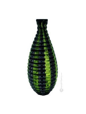 LIQUORE MURRINE bottiglia in vetro soffiato di Murano Made in Italy