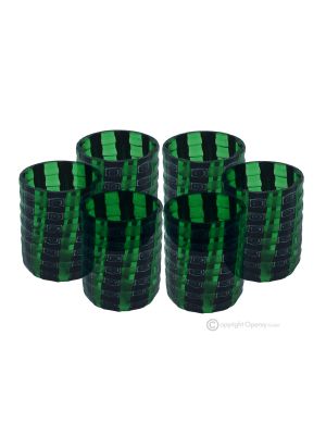 LIQUORE MURRINE Set 6 bicchieri shot in vetro di Murano Made in Italy