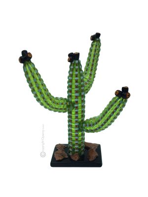 CACTUS vetro soffiato di Murano murrine artigianato autentico Made in Italy