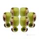 Set bicchieri in marmo Onice Verde, pietra naturale autentica non trattata solo per acqua, fatti a mano.