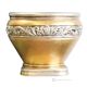 PORTAVASO IRIS Porta pianta ceramica artistica foglia oro 24k