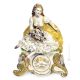 SIGNORA CON FIORI Statuetta statua statuina porcellana Capodimonte fatto a mano made in Italy
