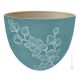 ORCHIDEA Cachetpot portavaso per pianta autentica ceramica artistica fatta e decorata a mano blu