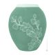 VASO ORCHIDEE Vaso in ceramica piemontese fatto e decorato a mano autentico Made in Italy