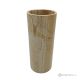 VASO cilindrico in marmo Teak, pietra naturale, realizzato artigianalmente, design elegante.
