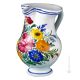 BROCCA FIORACCIO POLICROMO Caraffa brocca decantatore ceramica di Castelli fatta a mano autentica Abruzzo Made in Italy