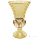 ADA Vaso dipinto a mano autentico moderno decorativo in vetro di qualità superiore.-Yellow