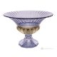 ADA Centrotavola dipinto a mano autentico moderno decorativo in vetro di qualità superiore.-Purple