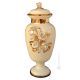 VASO Ceramica artistica stile Barocco dettaglio oro 24k Made in Italy