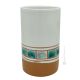VASO TERRA ROSSA Vaso in ceramica Friulano fatto e dipinto a mano autentico Made in Italy - LARGE