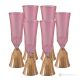 CANALETTO Set 6 bicchieri calice flute dipinti a mano autentici in vetro di qualità superiore.