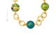 COLLANA FIORATO ORO bigiotteria artistica collane collier perle in vetro di Murano con oro 18k fatta a mano autentico Made in Italy