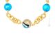 COLLANA FUNNY bigiotteria artistica collane collier perle in vetro di Murano con oro 18k fatta a mano autentico Made in Italy