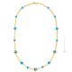 COLLANA FASCIA ORO bigiotteria artistica collane collier perle in vetro di Murano con oro 18k fatta a mano autentico Made in Italy