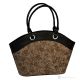 ELISABET Shopper tote borsa a mano donna vera pelle artigianale marrone