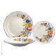 PIATTI FIORACCIO Collezione set 18 pezzi servizio piatti per 6 persone stoviglie ceramica di Castelli fatto dipinto a mano Made in Italy