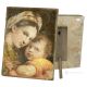 MADONNA DELLA SEGGIOLA soprammobile in marmo giallo  Made in Italy