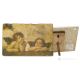 ANGELI MANDONNA SISTINA soprammobile in marmo giallo  Made in Italy