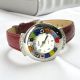 STAR OROLOGIO da polso con Murrine vetro di Murano fatto a mano autentico Made in Italy
