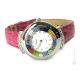 STAR OROLOGIO da polso con Murrine vetro di Murano fatto a mano autentico Made in Italy