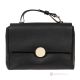 CARRIE borsa a mano e a spalla tracolla donna vera pelle artigianale nero