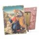 SACRA FAMIGLIA CON L'AGNELLO soprammobile in orfalese Made in Italy